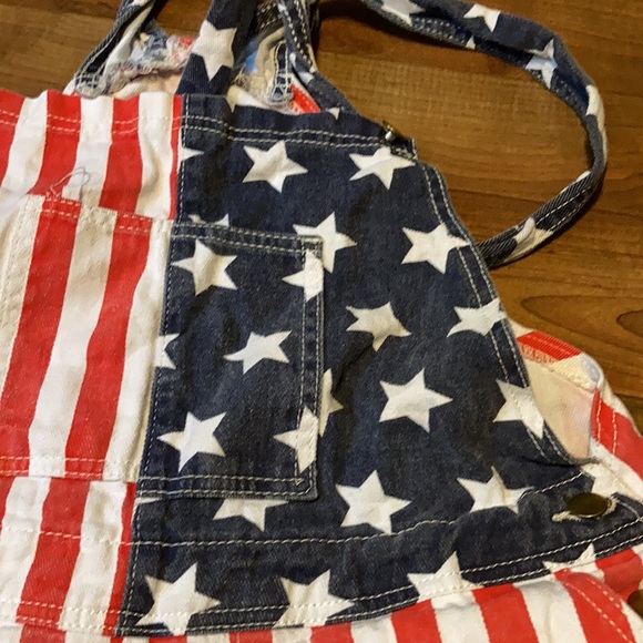 Patriotic bib shorts size 2XL - Picture 3 of 7